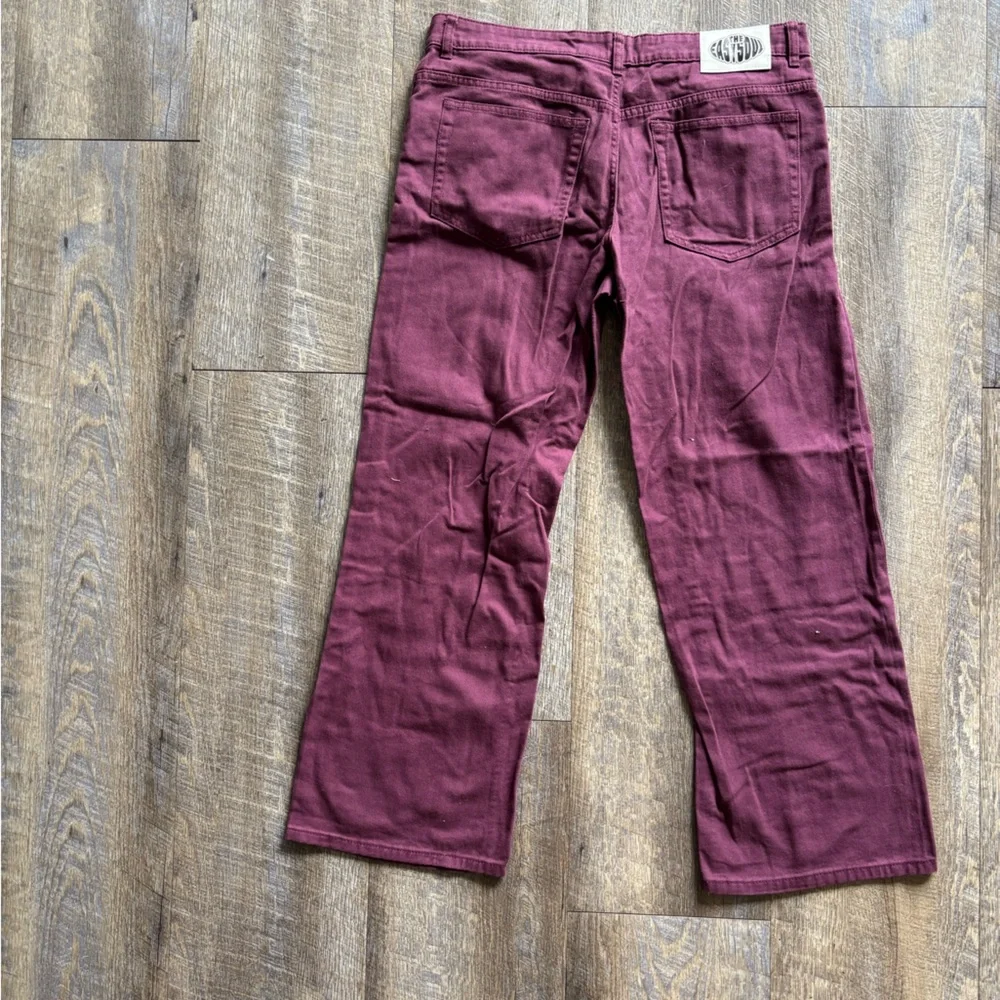 H&M Burgundy Wide Leg Jeans‎
